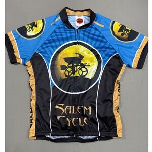 World Jerseys Salem Cycle Bike Cycling Jersey Witch‎ Moon Women's XL